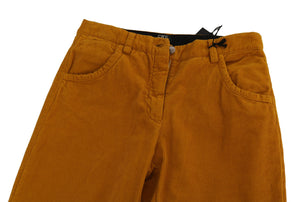 Costume National Orange High Waist Straight Trouser Pants
