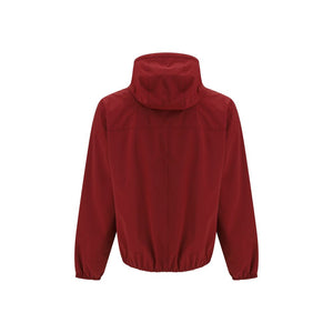 Brunello Cucinelli Bordeaux Polyamide Shell Jacket