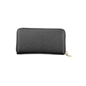 Mario Valentino Black Polyurethane Women Wallet