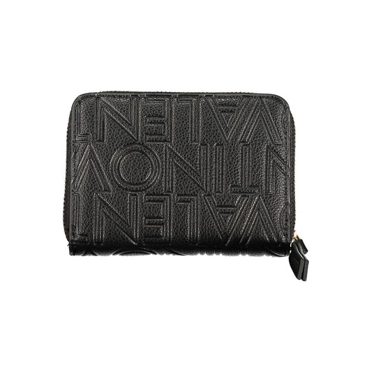 Mario Valentino Black Polyurethane Women Wallet
