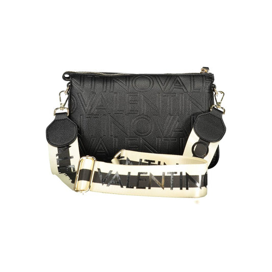 Mario Valentino Black Polyurethane Women's Shoulder Bag