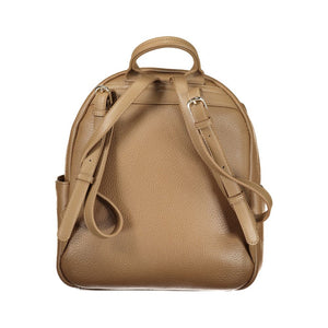 Mario Valentino Brown Polyethylene Backpack