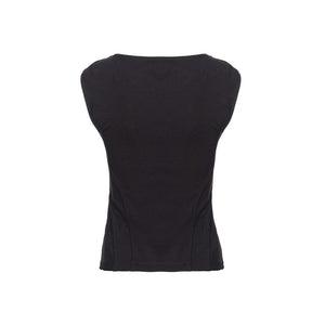 PINKO Black Nylon T-Shirt