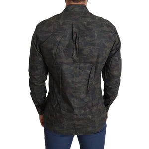 Dolce & Gabbana Multicolor Cotton Pattern Shirt