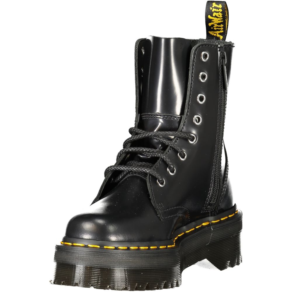 Dr. Martens Black Leather Unisex Ankle Boot