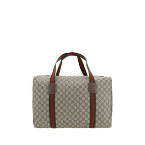Gucci Brown Cotton Luggage And Travel
