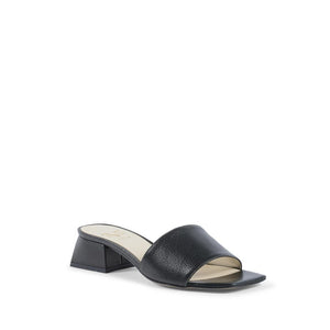 19V69 Italia Green Leather Platform Sandals