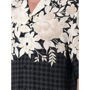 Amiri Black Silk Pattern Shirt