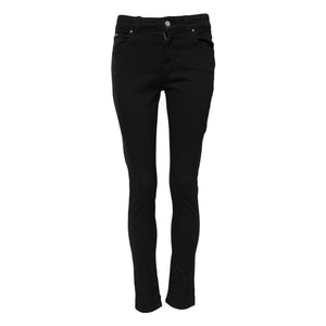 Dolce & Gabbana Black Cotton Skinny Jeans