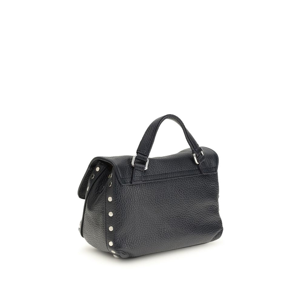 Zanellato Blue Calf Leather Bos Taurus Shoulder Bag