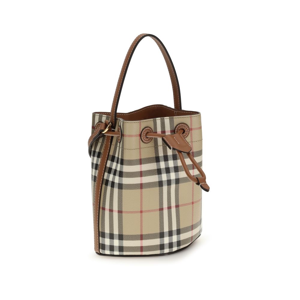 Burberry Beige Polyethylene Backet Bag