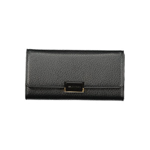 Mario Valentino Black Polyurethane Women Wallet