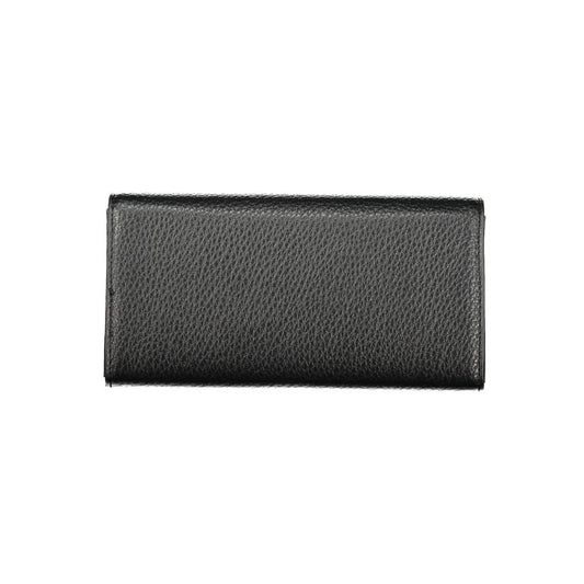 Mario Valentino Black Polyurethane Women Wallet
