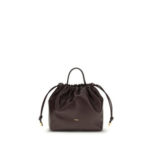 Chloé Black Calf Leather Bos Taurus Shoulder Bag