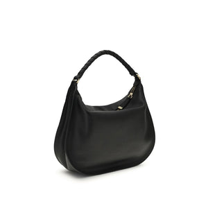 Chloé Black Calf Leather Bos Taurus Shoulder Bag