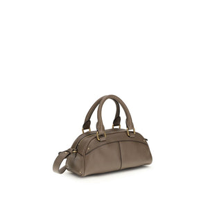 Chloé Gray Calf Leather Bos Taurus Shoulder Bag