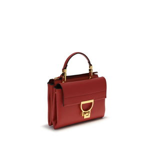Coccinelle Red Calf Leather Bos Taurus Shoulder Bag