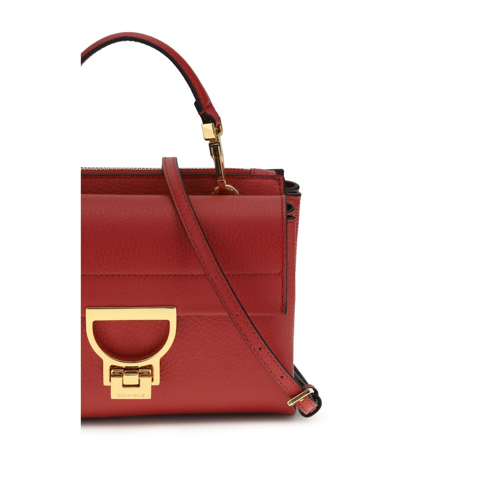 Coccinelle Red Calf Leather Bos Taurus Shoulder Bag
