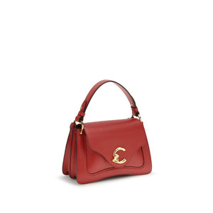 Coccinelle Red Calf Leather Bos Taurus Handbag