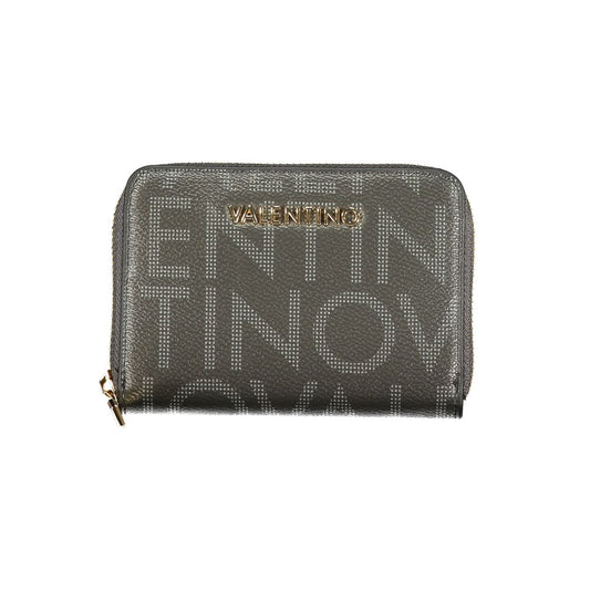 Mario Valentino Black Polyurethane Women Wallet