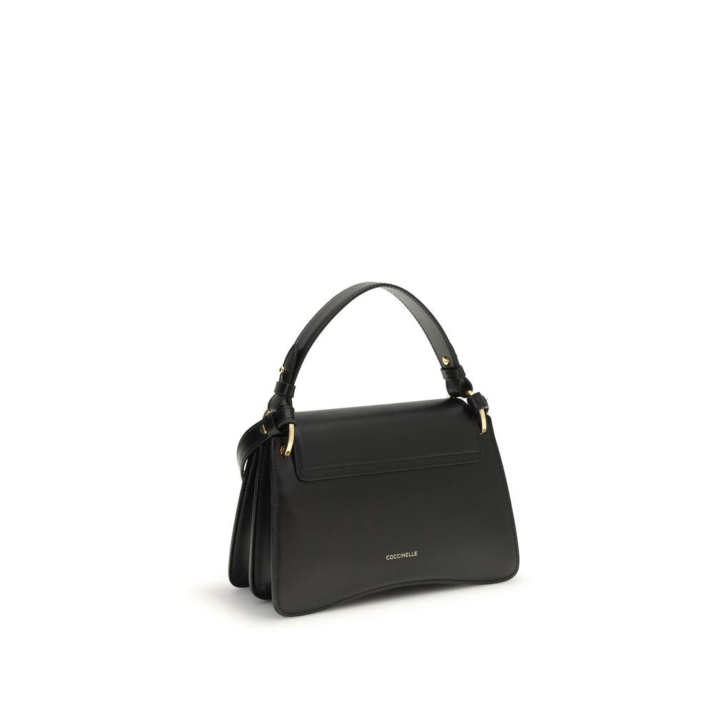 Coccinelle Black Calf Leather Bos Taurus Handbag