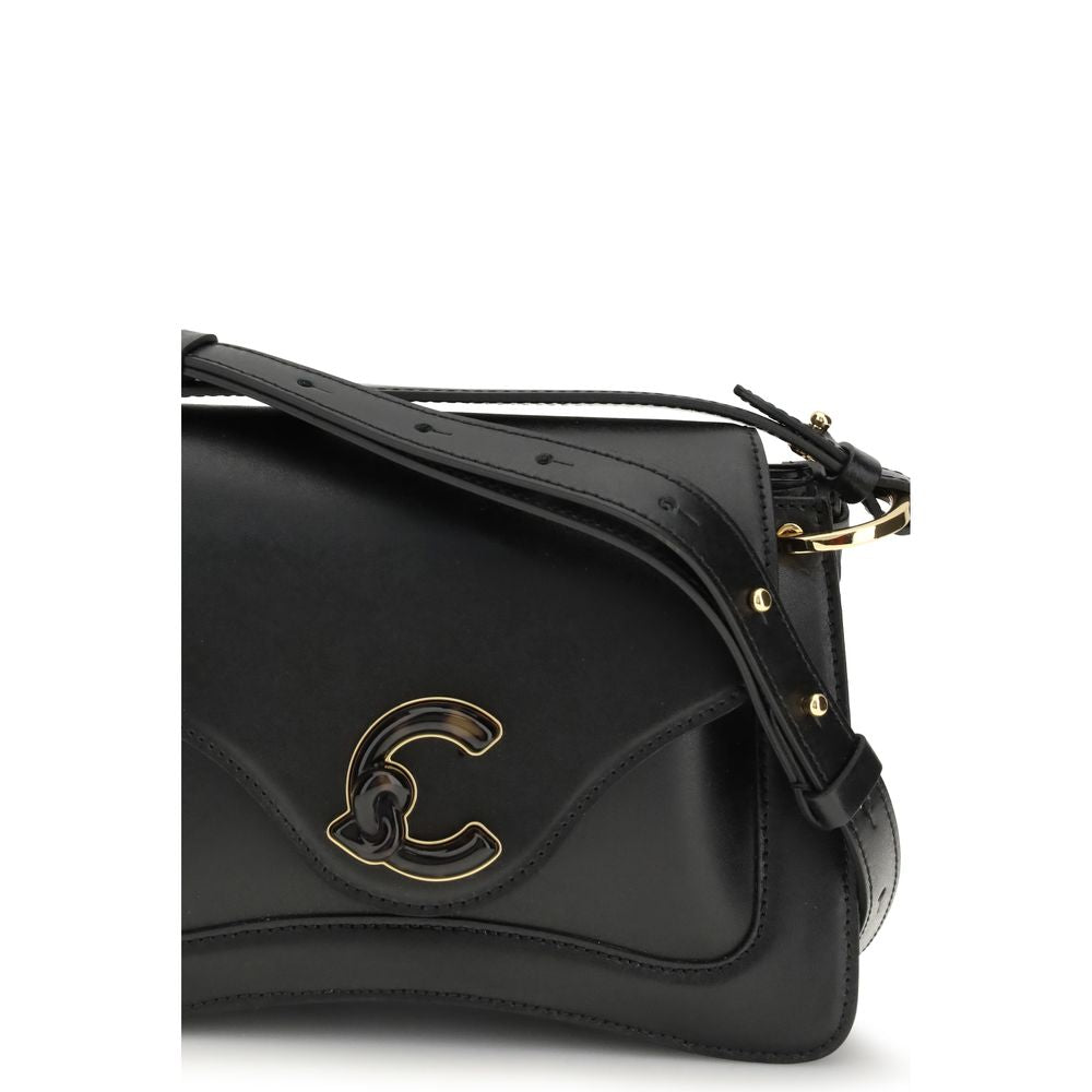 Coccinelle Black Calf Leather Bos Taurus Handbag