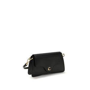 Coccinelle Black Calf Leather Bos Taurus Clutch Bag