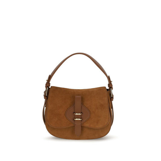 Coccinelle Brown Calf Leather Bos Taurus Handbag