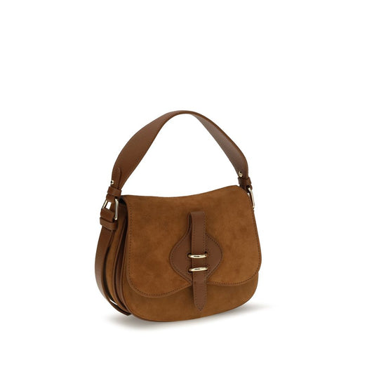 Coccinelle Brown Calf Leather Bos Taurus Handbag