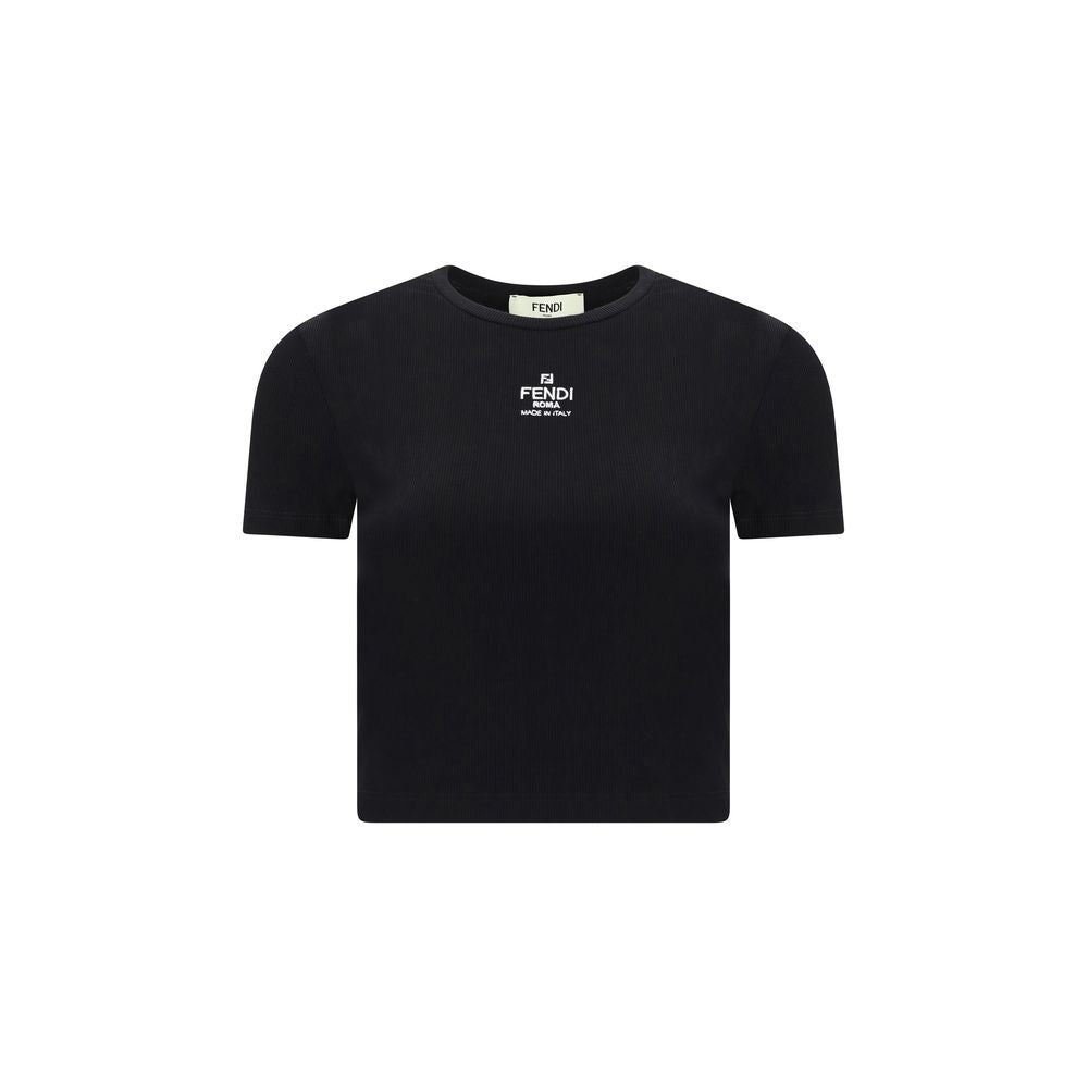 Fendi Black Cotton Top
