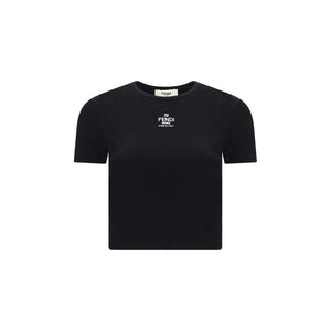 Fendi Black Cotton Top