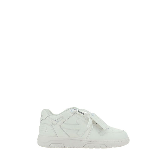 Off-White White Leather Low Top Sneakers