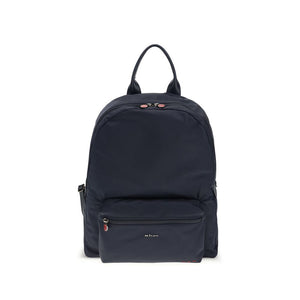 Kiton Blue Fabric Backpack