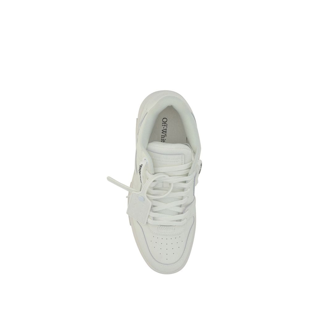 Off-White White Leather Low Top Sneakers