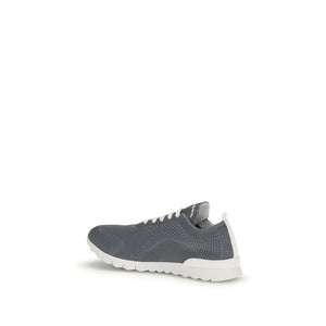 Kiton Gray Rubber Athletic Sneakers