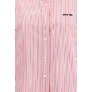 Miu Miu Multicolor Cotton Pattern Shirt