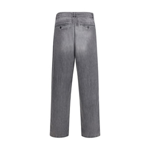 Margiela Gray Cotton Jeans Denim