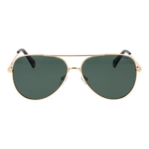 Polaroid Gold Metal Sunglasses