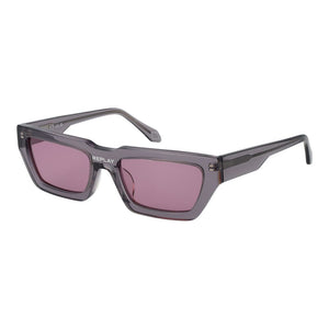 Replay Gray Plastic Sunglasses