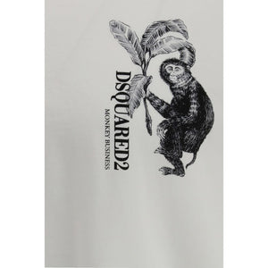 Dsquared² White Cotton T-Shirt