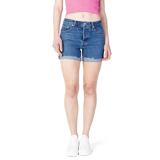 Levi's Blue Cotton Shorts