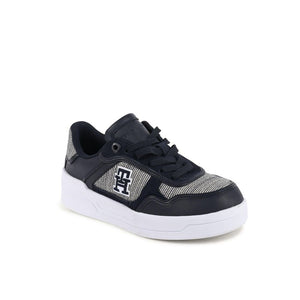 Tommy Hilfiger Blue Leather Low Top Sneakers