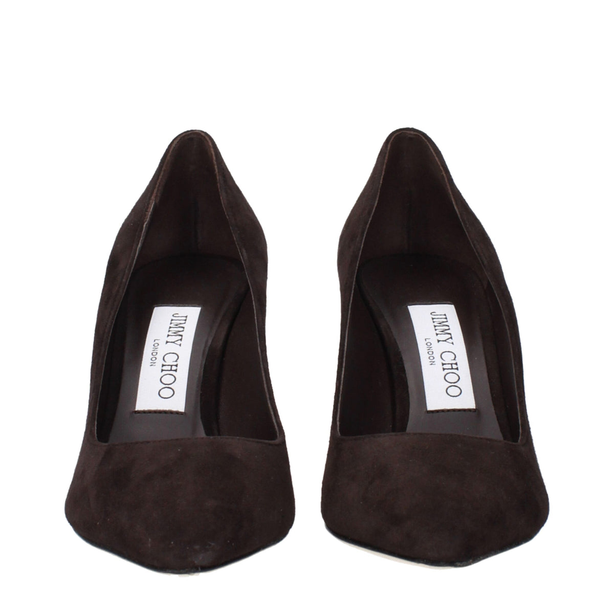 Jimmy Choo Brown Leather High Heel Pumps