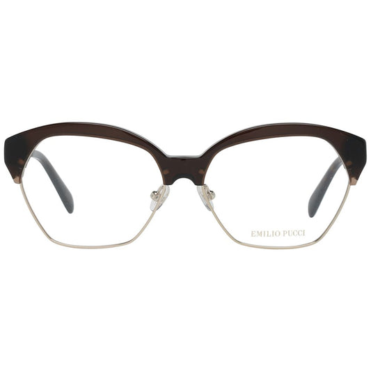 Emilio Pucci Brown Metal Glasses (Frames)