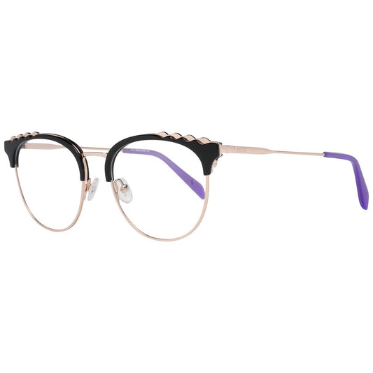 Emilio Pucci Black Metal Glasses (Frames)
