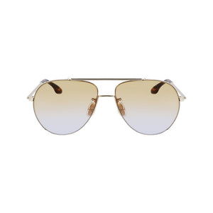 Victoria Beckham Gold Metal Sunglasses