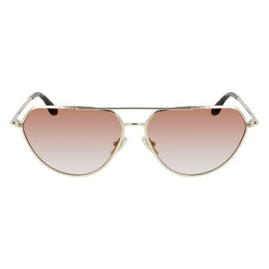 Victoria Beckham Gold Metal Sunglasses