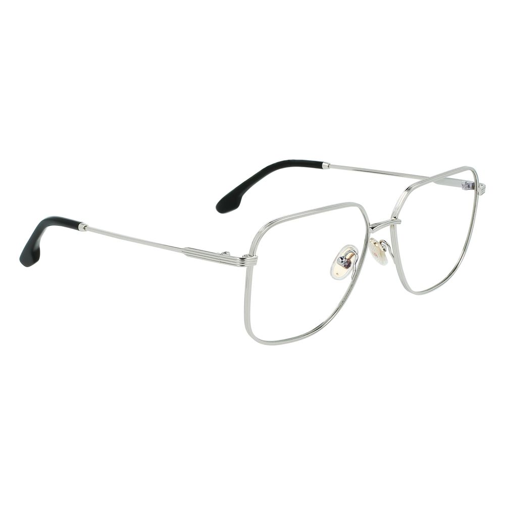 Victoria Beckham Gray Metal Glasses (Frames)
