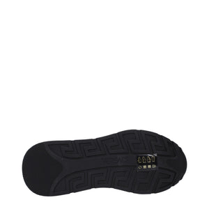 Versace Pink Leather Low Top Sneakers