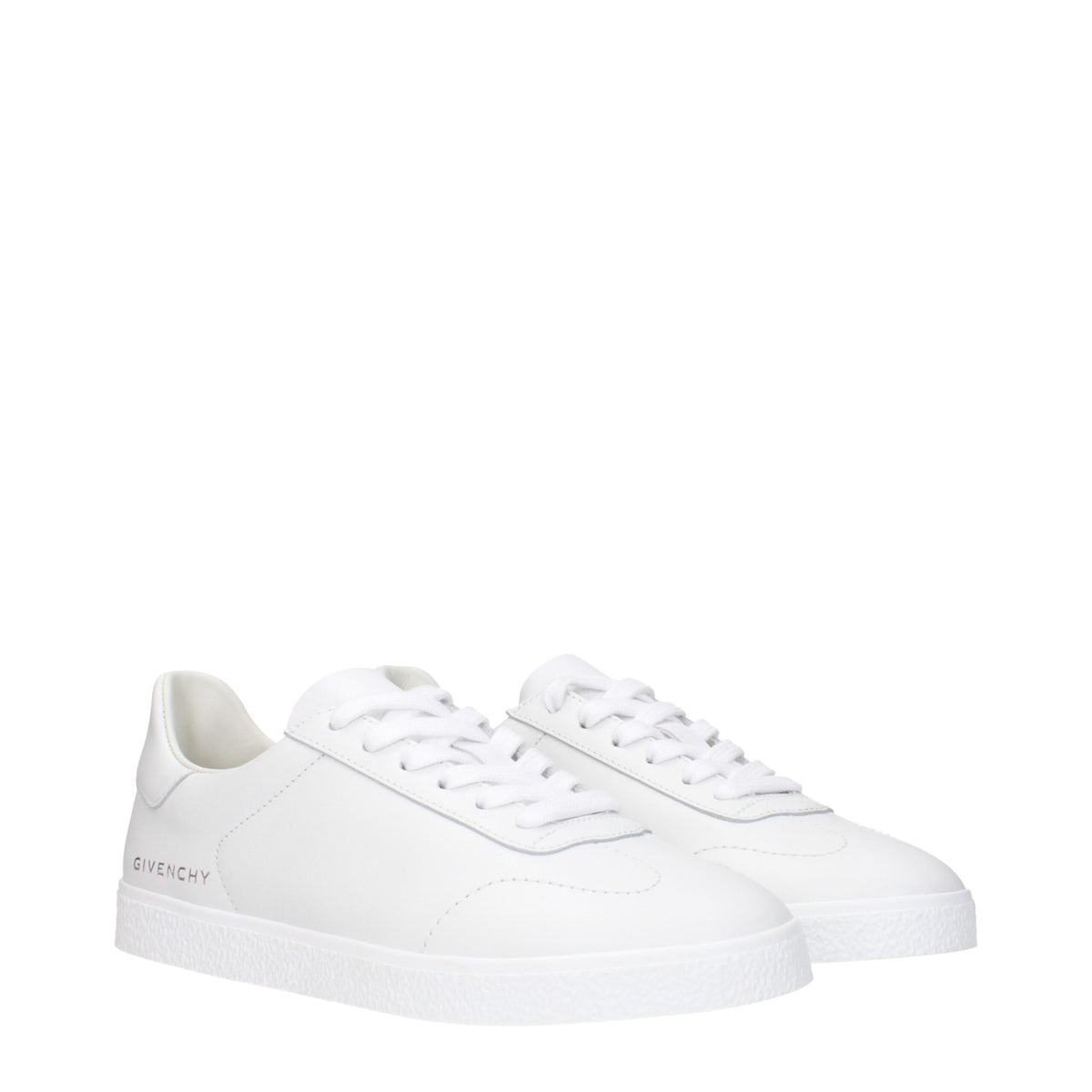 Givenchy White Leather Low Top Sneakers